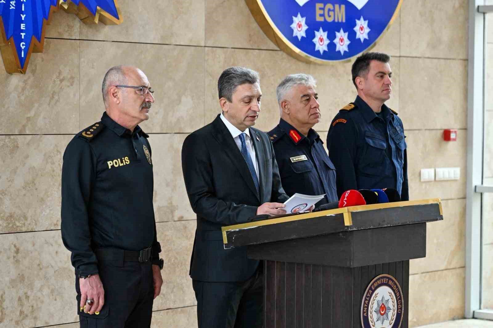 Antalya’da Mart ayı asayiş tablosu: 9 bin 996 asayiş olayının yüzde 99,8’i aydınlatıldı
