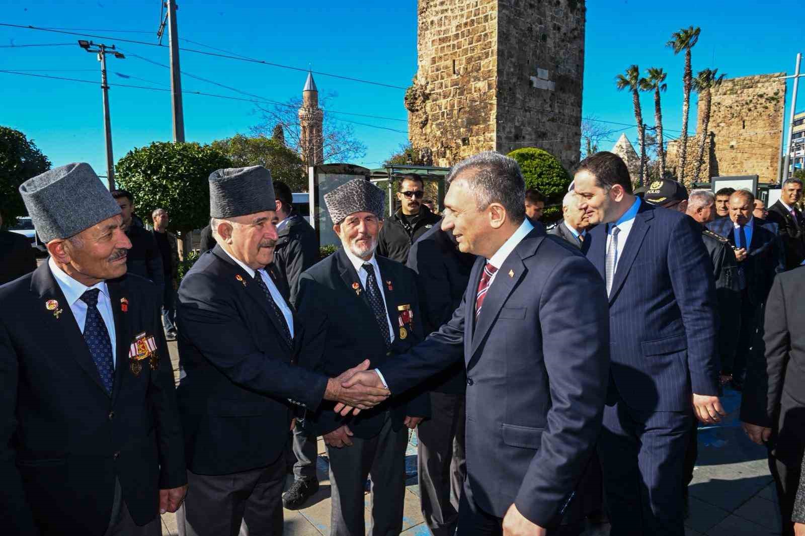 Antalya’nın Kurtuluş Savaşı’nda verdiği ilk sivil şehidi törenle anıldı
