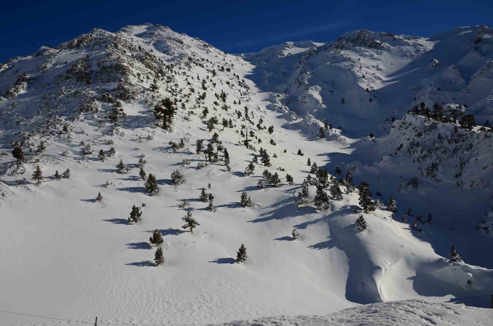 Antalya’nın zirvelerinde Nisan ayında kar sürprizi
