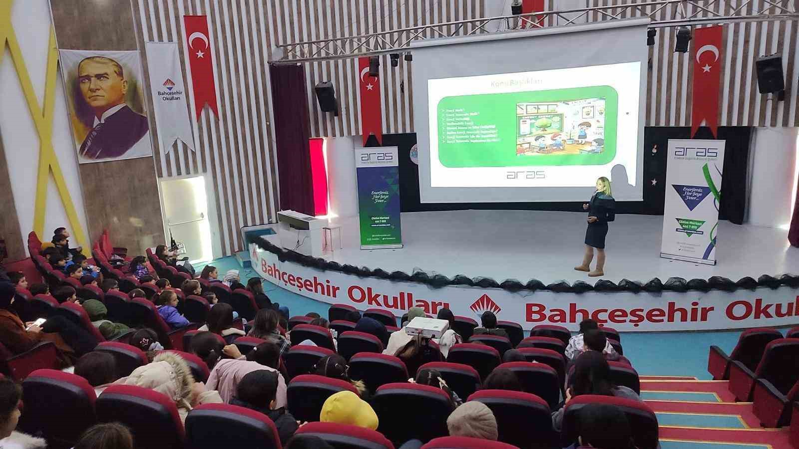 Aras EDAŞ, Enerji Verimliliği Haftası’nda öğrencilerle buluştu
Aras EDAŞ, Enerji Verimliliği Haftası’nda öğrencilerle buluştu