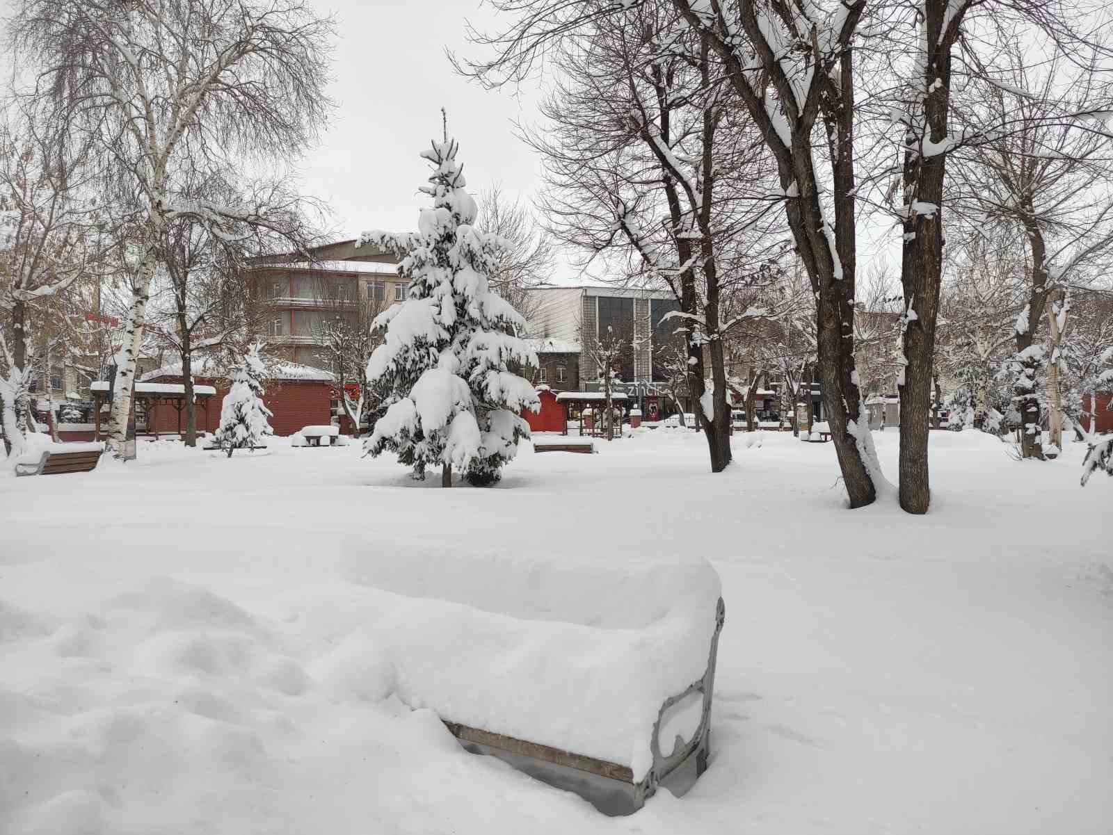 Ardahan’da nisan ayında kar sürprizi
