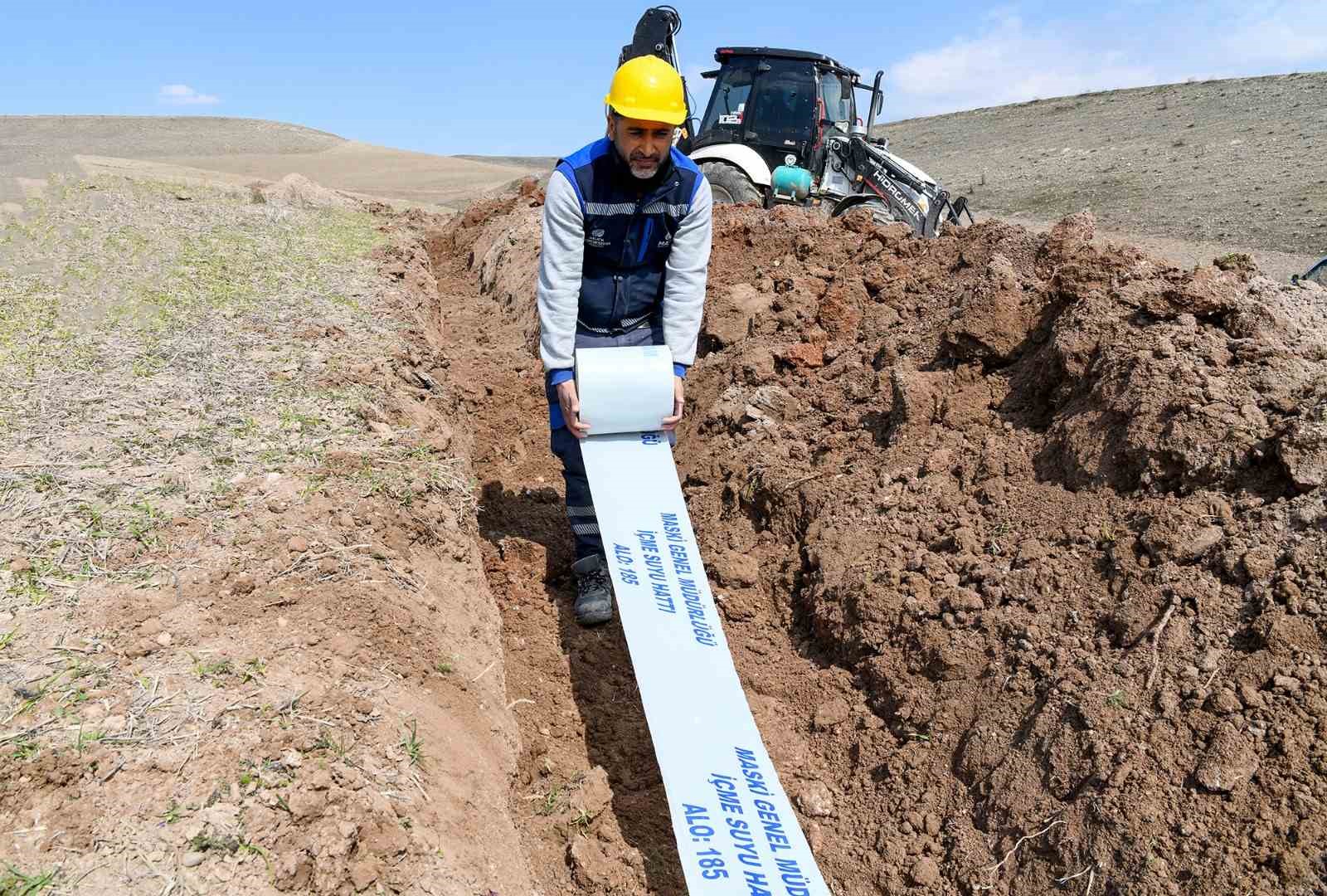 Arguvan Gümüşlü’ye bin 500 metrelik içme suyu hattı
