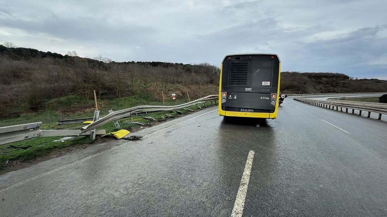 Arnavutköy’de İETT otobüsü kazaya karıştı: 2 yolcu yaralandı
