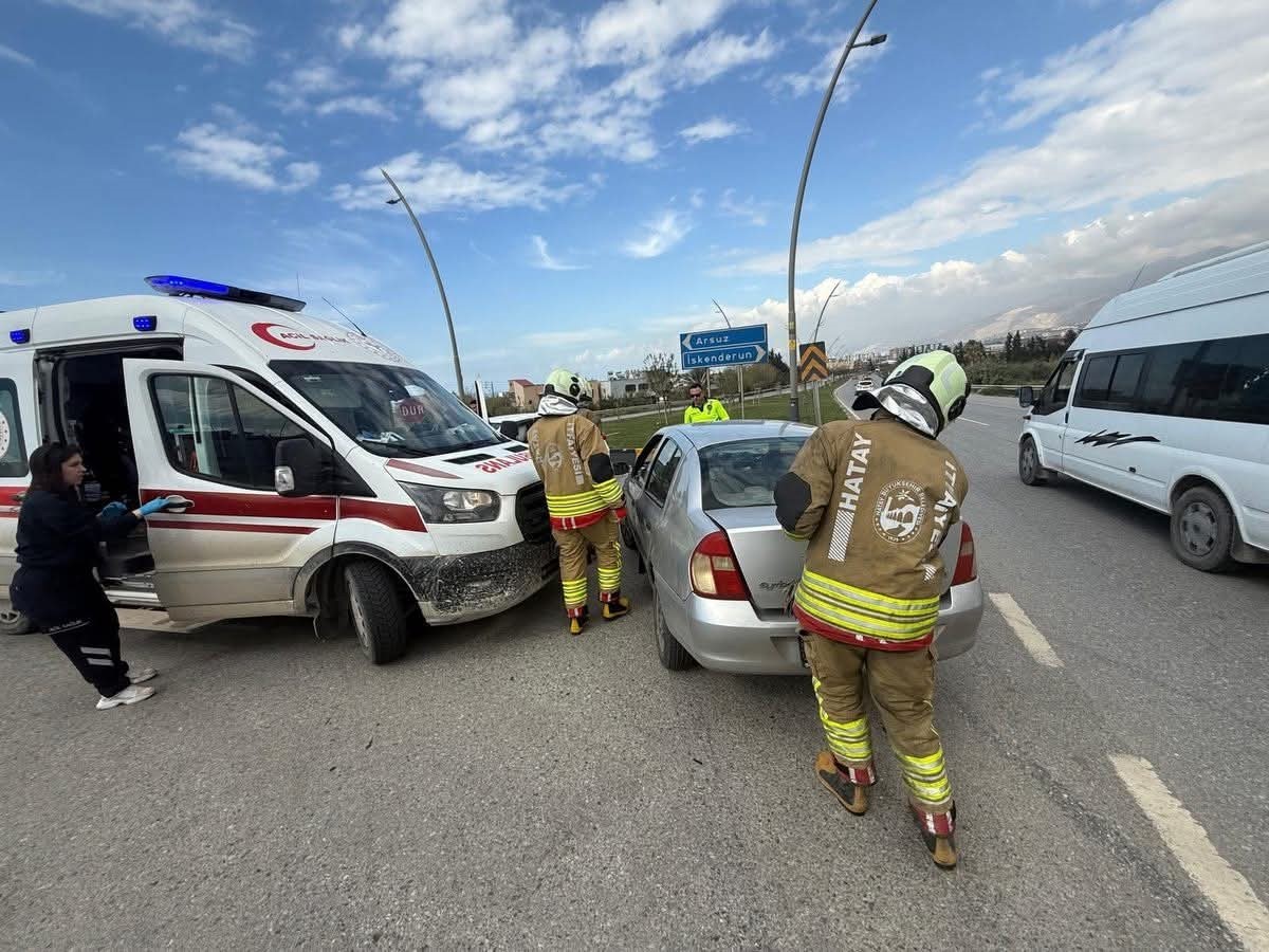 Arsuz’da trafik kazası: 1 yaralı
