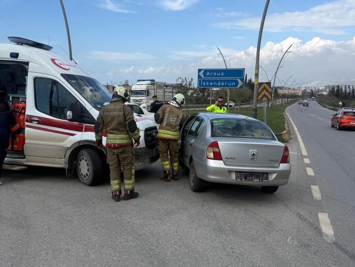 Arsuz’da trafik kazası: 1 yaralı

