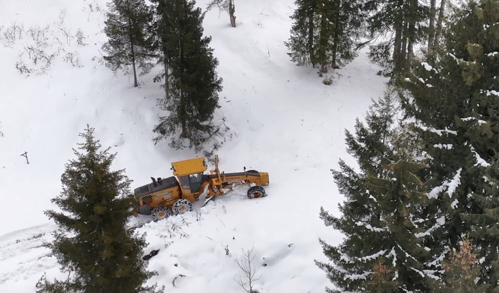 Artvin Orman Bölge Müdürlüğü’nden karla mücadeleye destek
