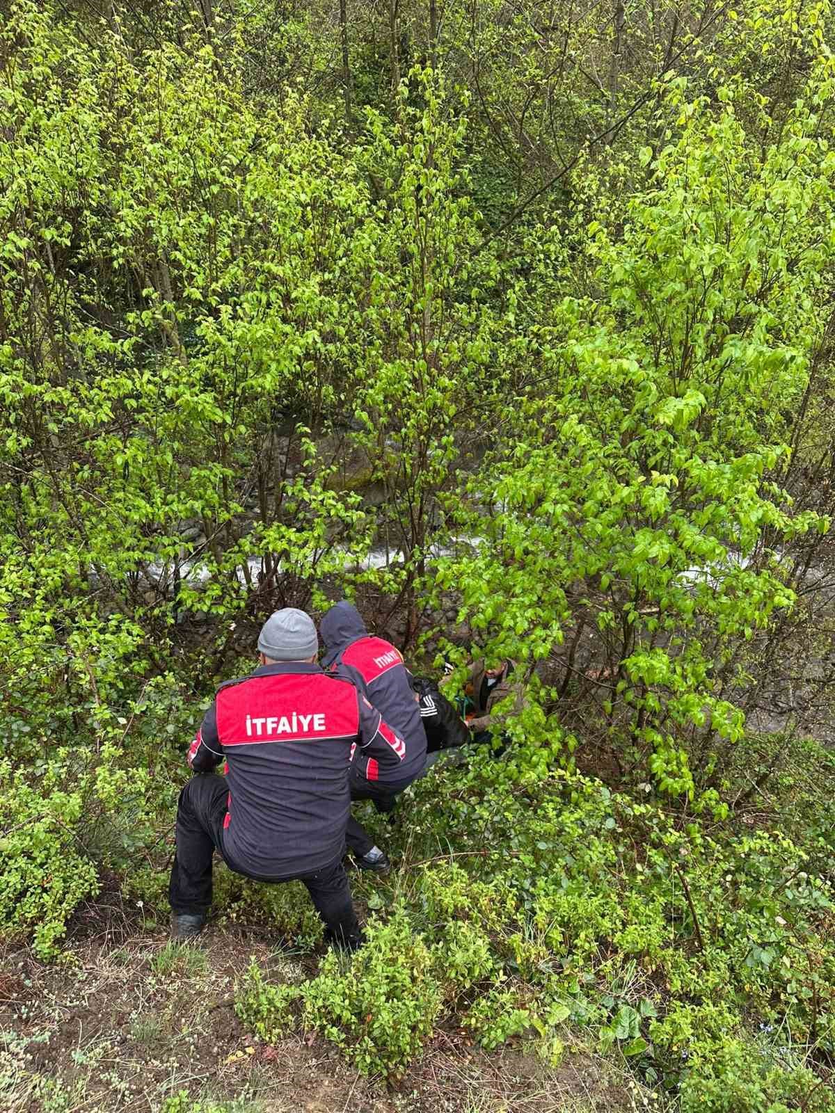 Artvin’de araç uçuruma yuvarlandı: 1 yaralı
