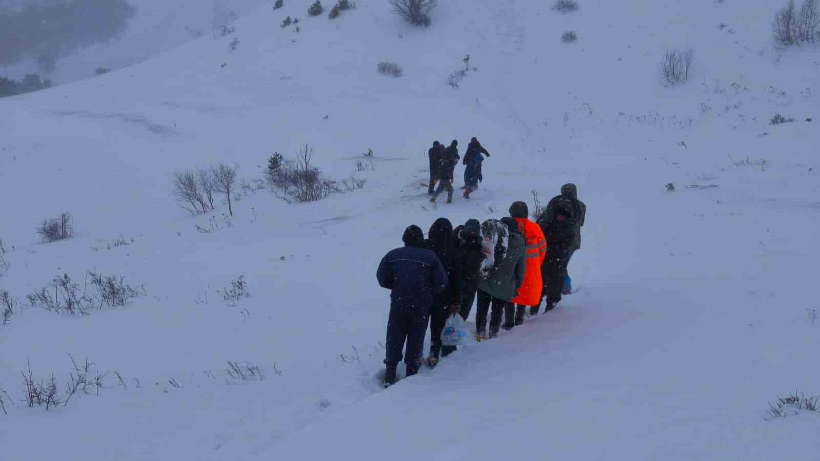 Artvin’de çığ altında kalan çobanları arama çalışmaları sürüyor
