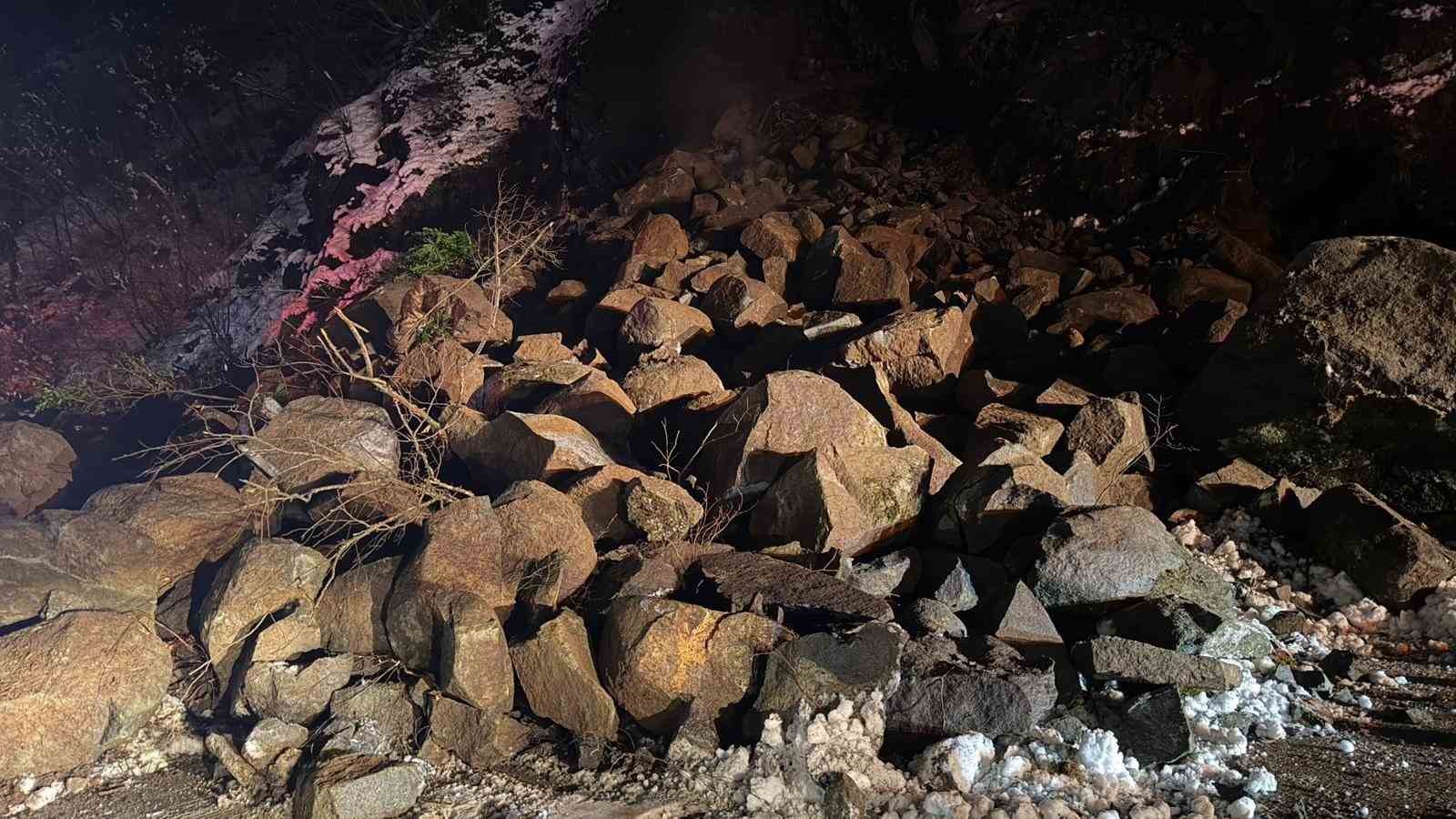 Artvin’de heyelan: Borçka-Hopa karayolu ulaşıma kapandı
