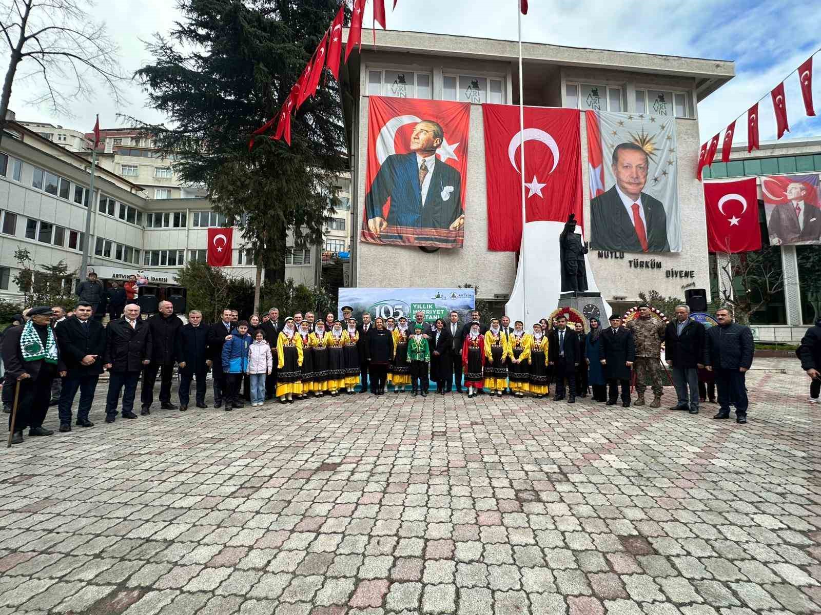Artvin’in kurtuluşunun 105. yılı kutlamaları
