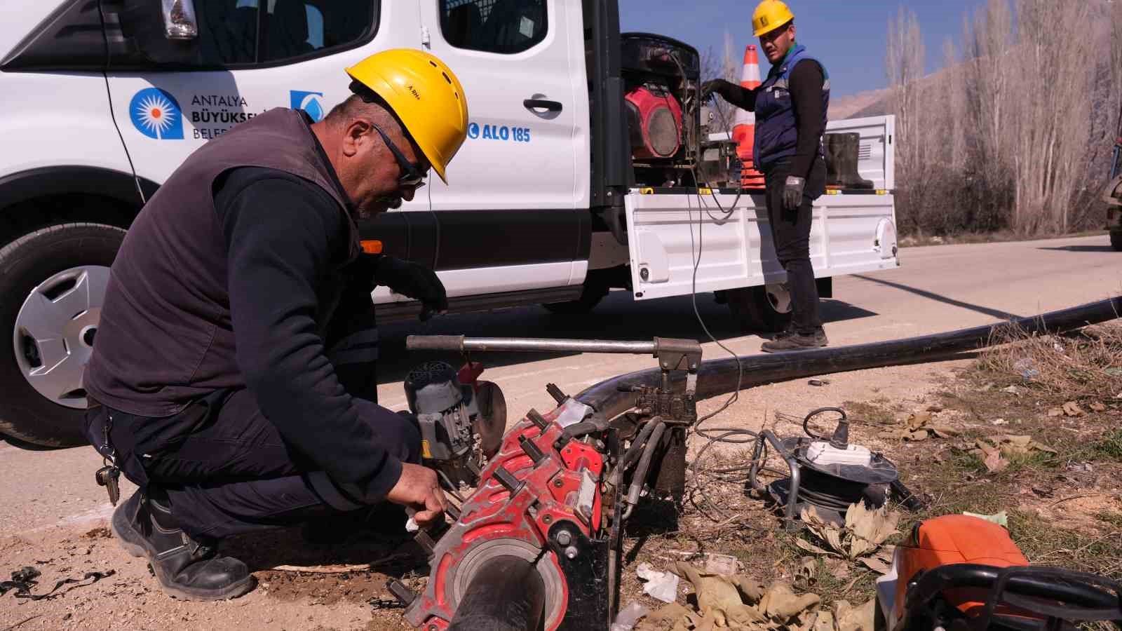 ASAT’tan Elmalı’da asfalt öncesi altyapı yatırımı
