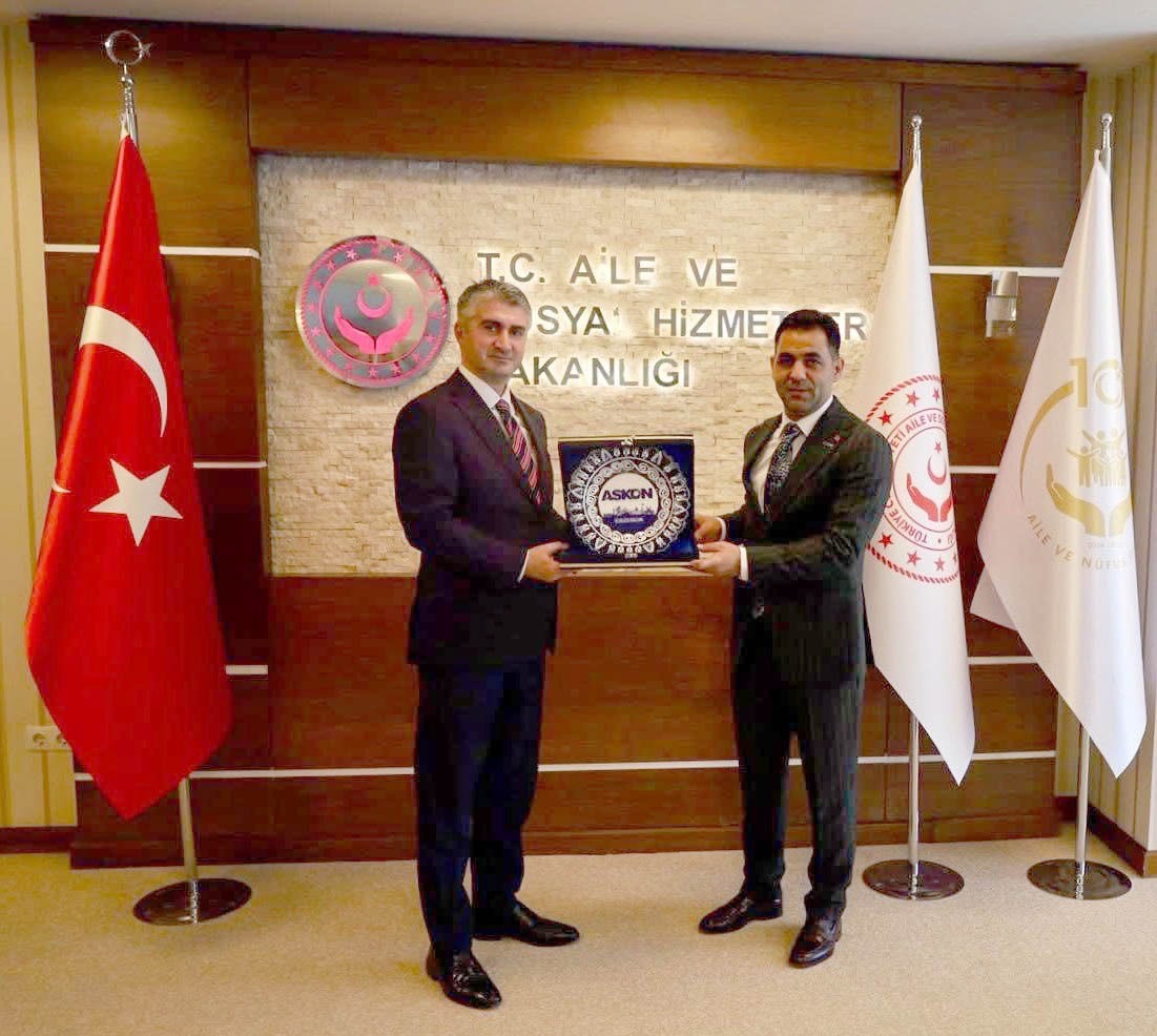 ASKON yönetiminden Bakan Yardımcısı Tarıkdaroğlu’na ziyaret
