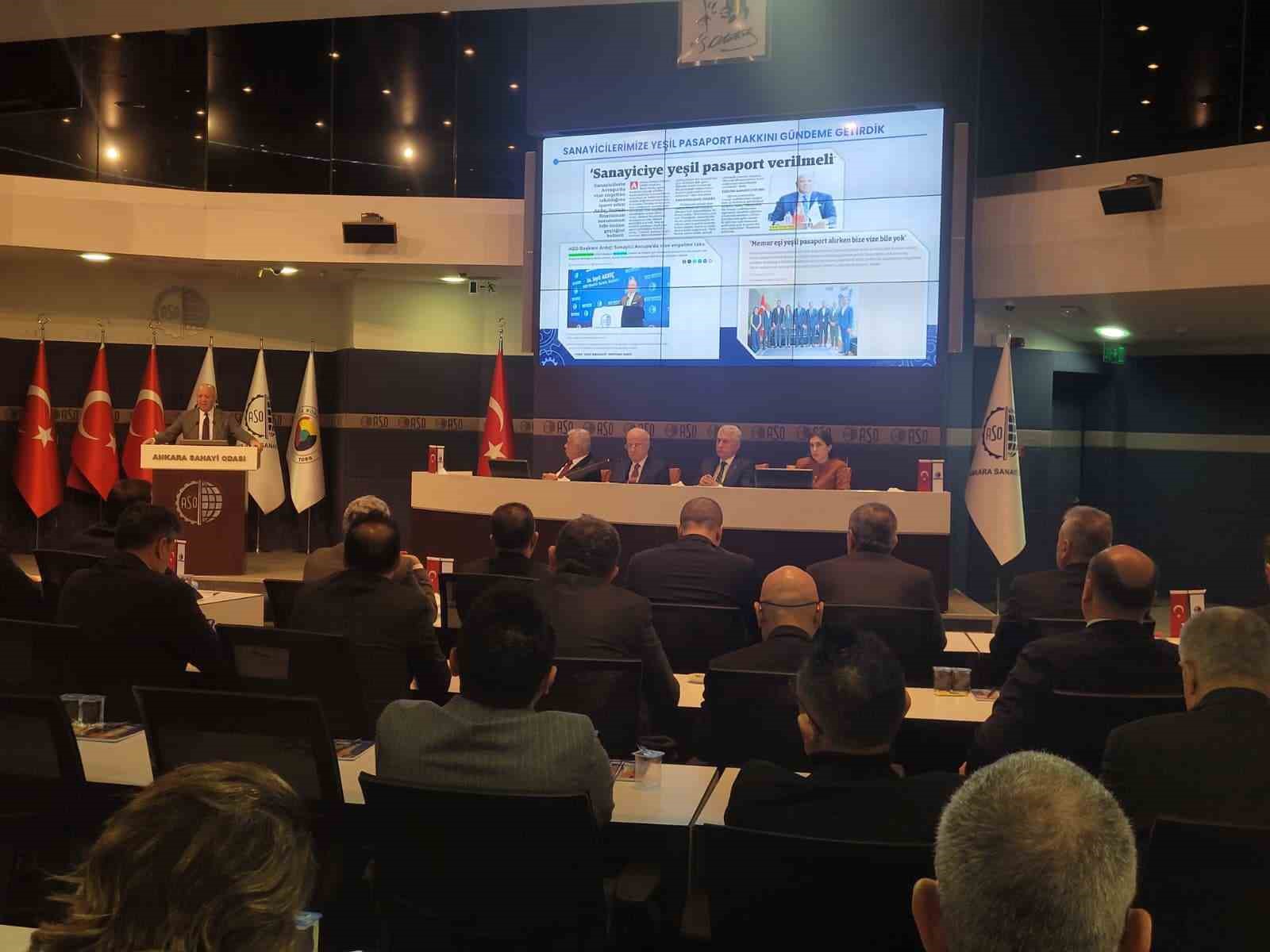 ASO Başkanı Ardıç: "Yeşil pasaportun verilmesi esas alınmalıdır"
