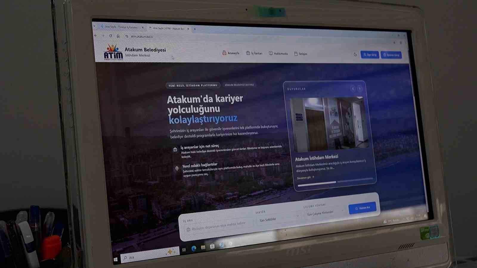 Atakum İstihdam Merkezi dijital altyapısını yeniledi
