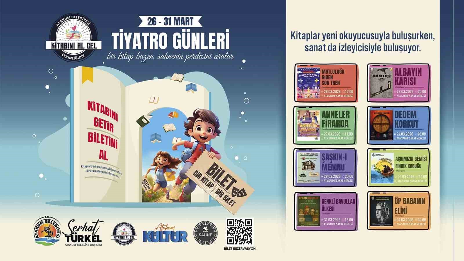 Atakum’da ‘Tiyatro Günleri’ başlıyor
