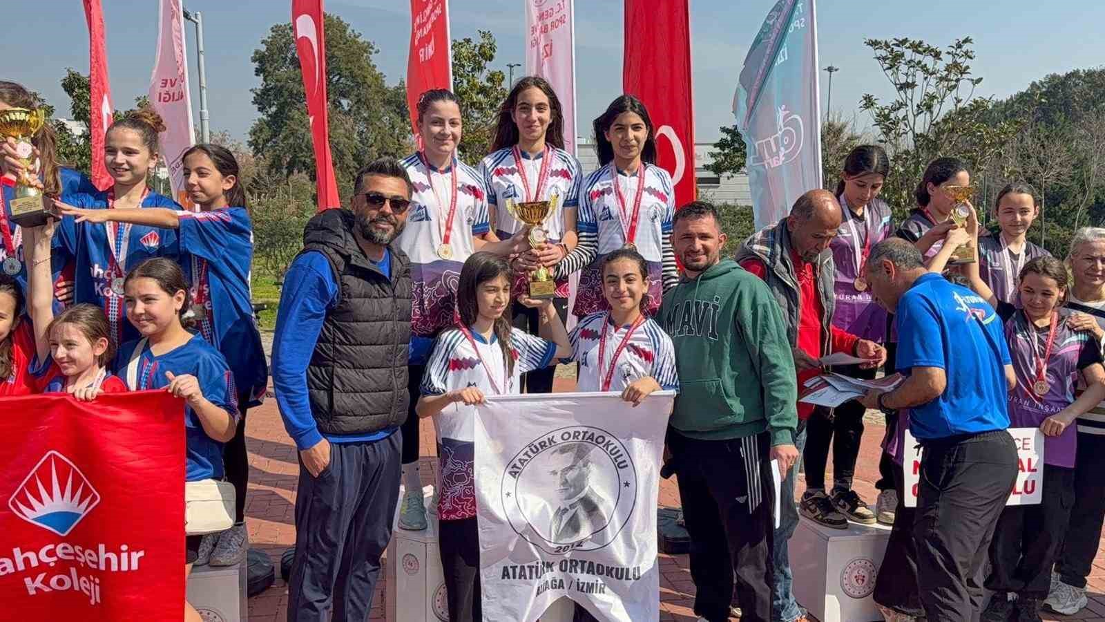 Atatürk Ortaokulu öğrencilerinden oryantiringde büyük başarı
