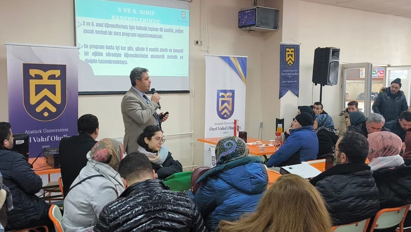 Atatürk Üniversitesi Özel Vakıf Okulları bursluluk sınavı, yoğun katılımla gerçekleşti
