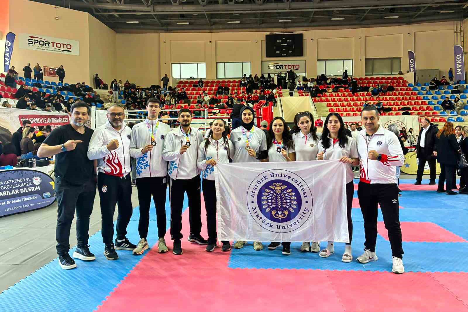 Atatürk Üniversitesi sportif başarılarını ulusal arenada sürdürüyor
