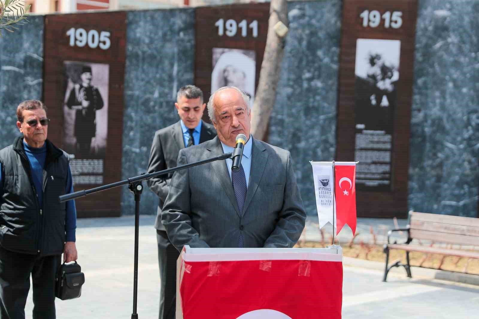 Atatürk’ün Aliağa’ya gelişinin 92. yıl dönümü törenlerle kutlandı
