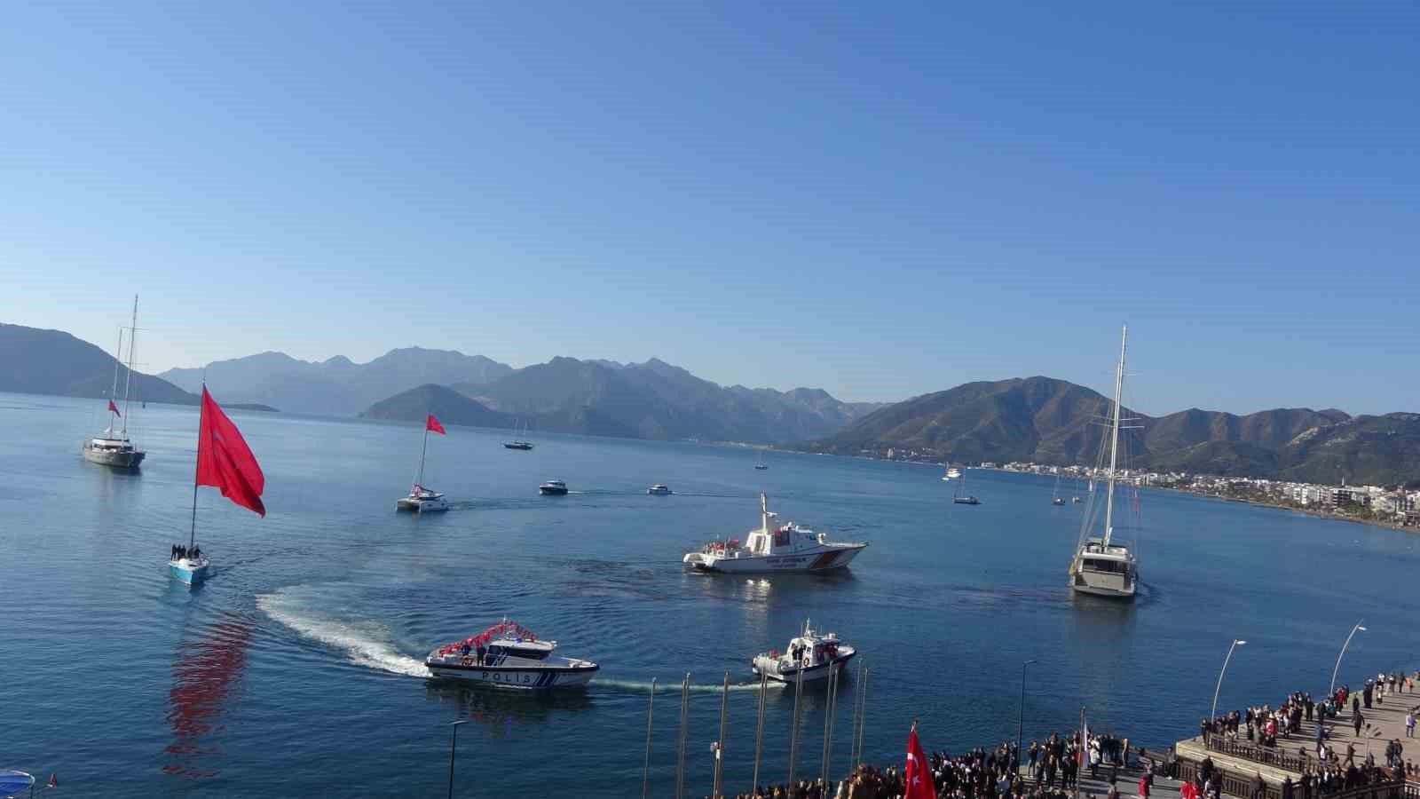 Atatürk’ün Marmaris’e gelişinin 91. yıl dönümü törenlerle anıldı
Atatürk’ün Marmaris’e gelişinin 91. yıl dönümü törenlerle anıldı