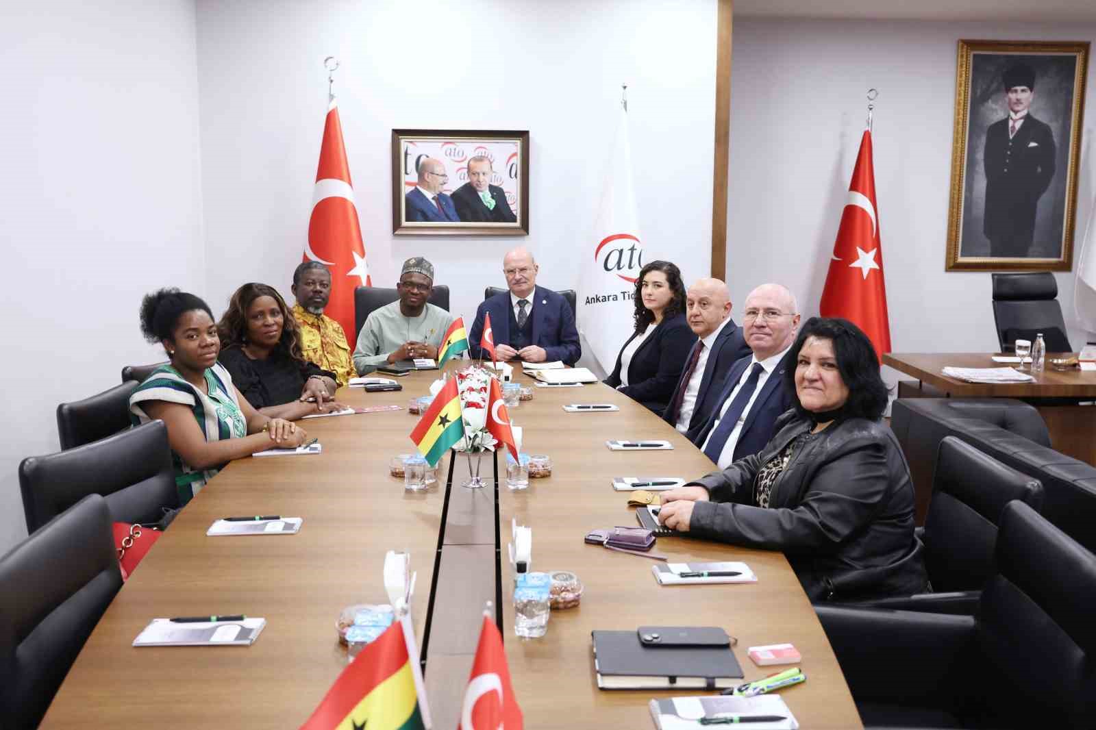 ATO Başkanı Baran: "Gana ile ticaretimizi kısa sürede 1 milyar dolar seviyesine taşıyabileceğimize inanıyorum"
