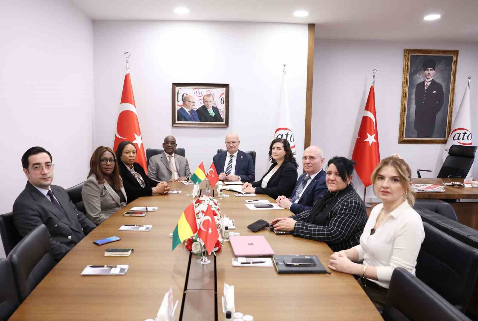 ATO Başkanı Baran: "Gine ile ticaret hacmimizi kısa süre içerisinde 500 milyon dolar seviyesine taşıyabileceğimize inanıyorum"
