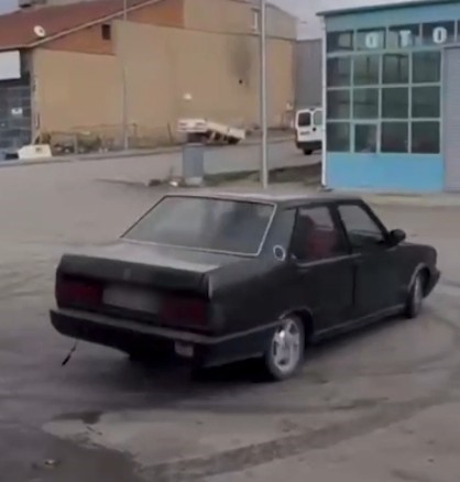 Attığı drift sosyal medyaya düştü 46 bin TL ceza yedi
