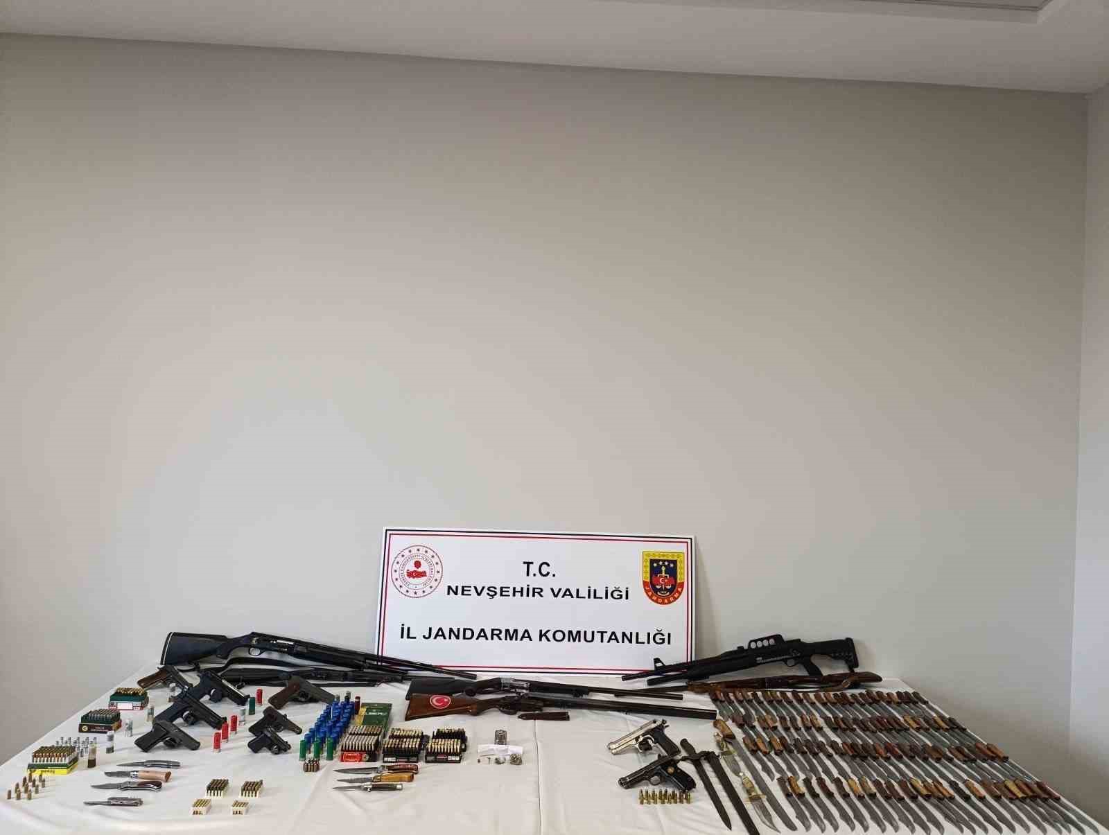 Avanos’ta 19 adrese silah operasyonu: 6 tutuklama
