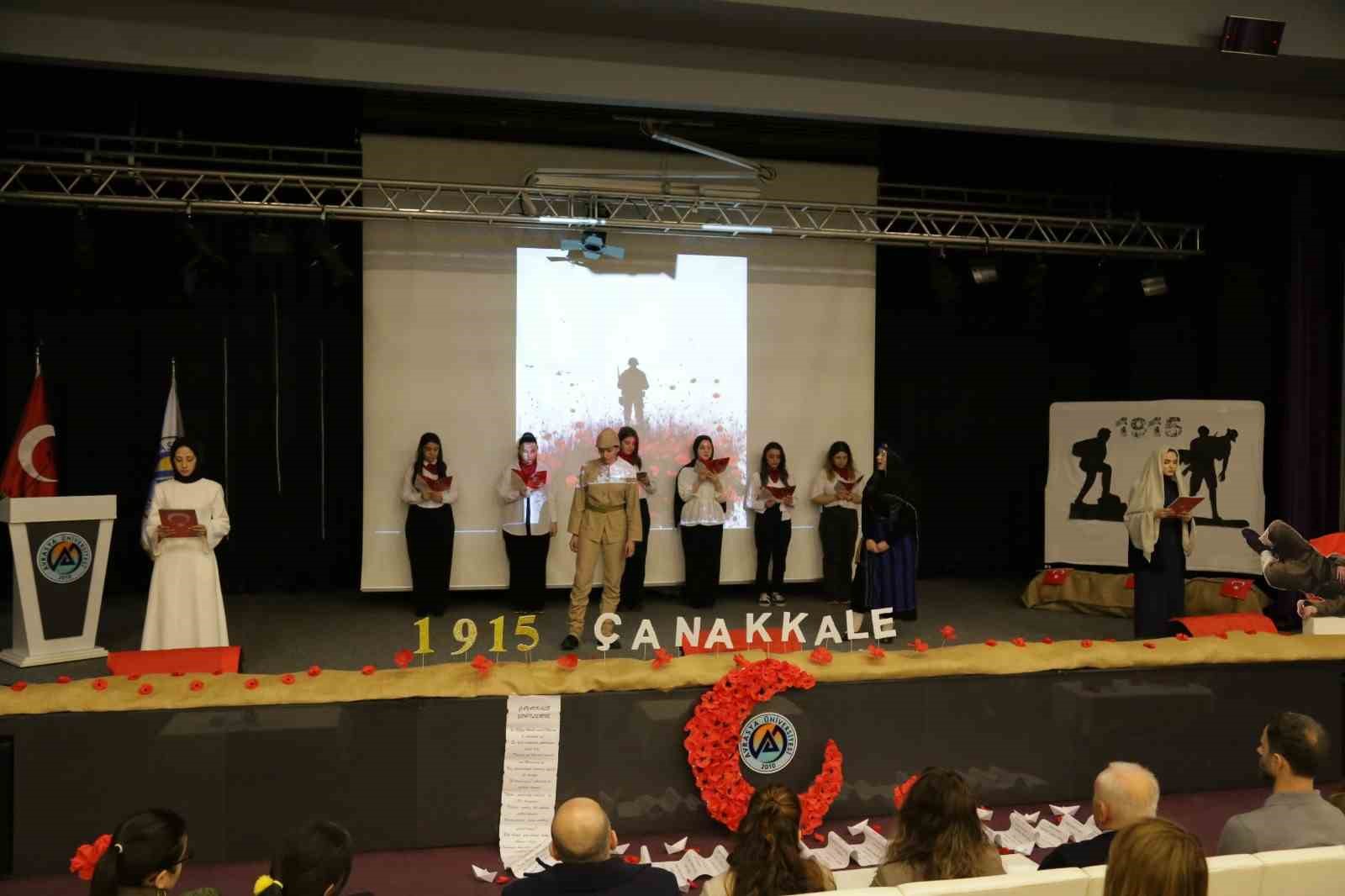 Avrasya Üniversitesi’nde Çanakkale ruhu yaşatıldı
