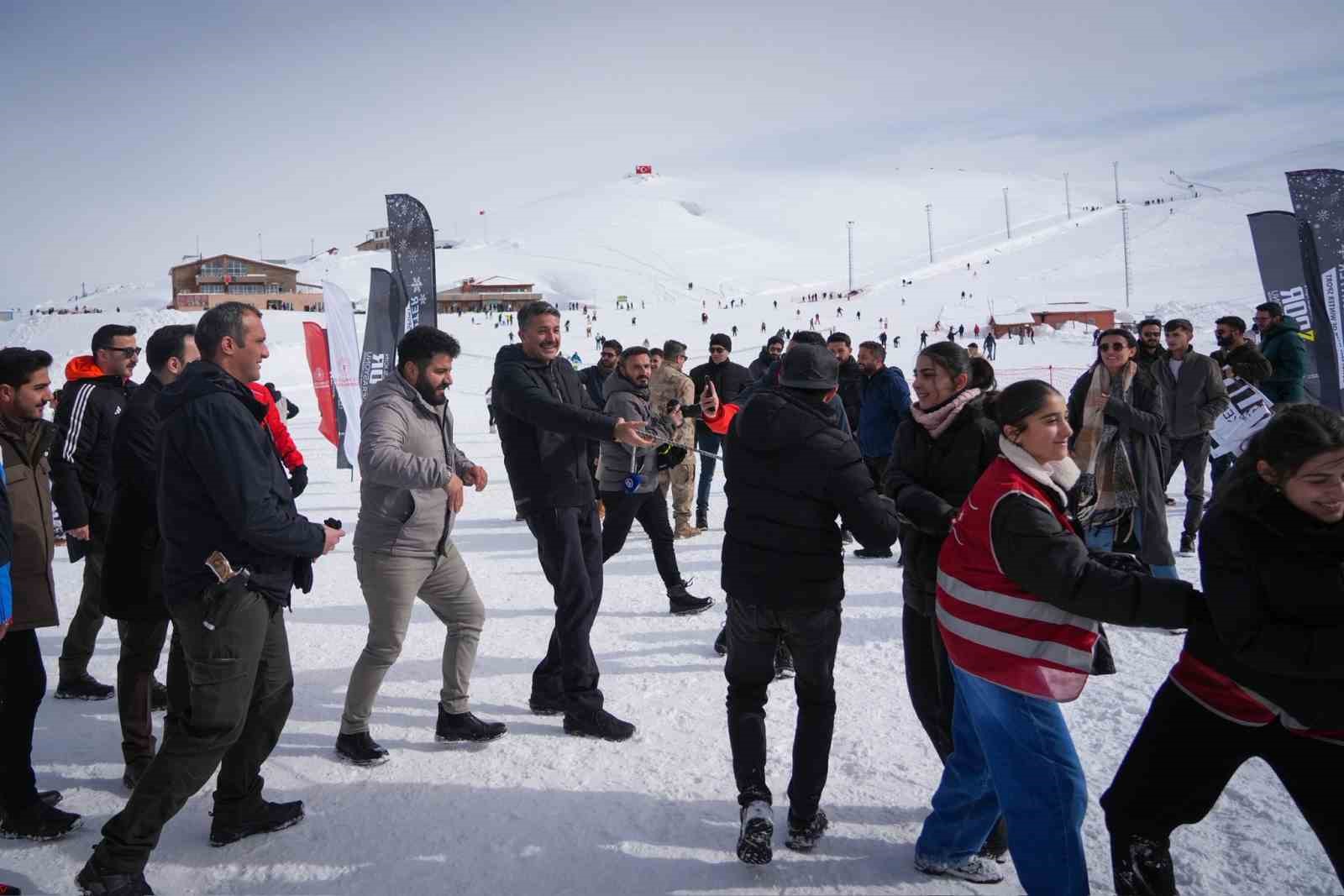 Avrupa Kış Sporları Haftası etkinlikleri Hakkâri’de düzenlendi
