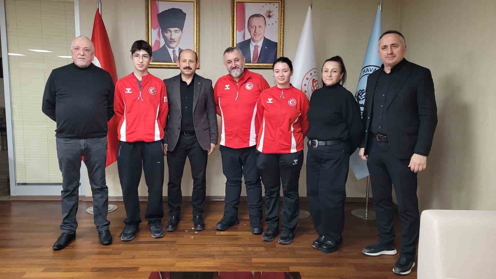 Avrupa Şampiyonu Samsun’da coşkuyla karşılandı
