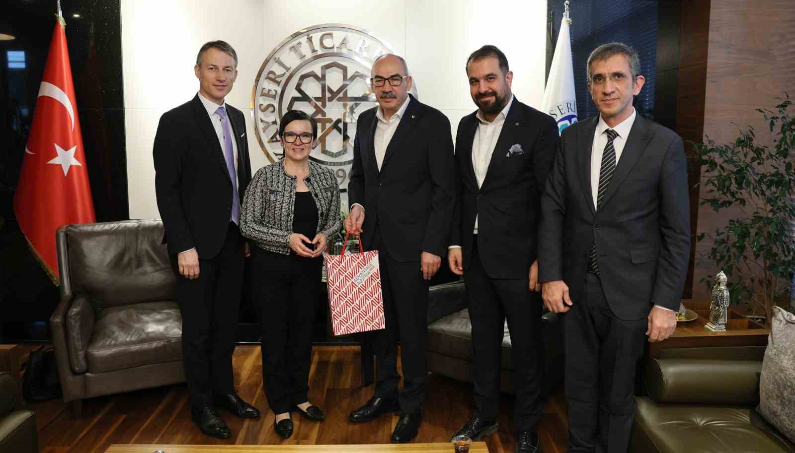 Avusturya’nın Ankara Büyükelçisi ile Ticaret Müşavirinden KTO’ya ziyaret
