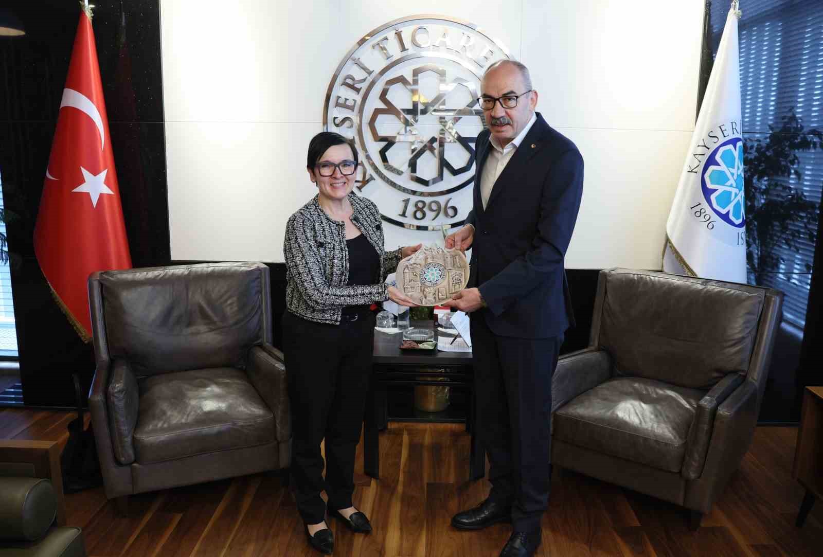 Avusturya’nın Ankara Büyükelçisi ile Ticaret Müşavirinden KTO’ya ziyaret
