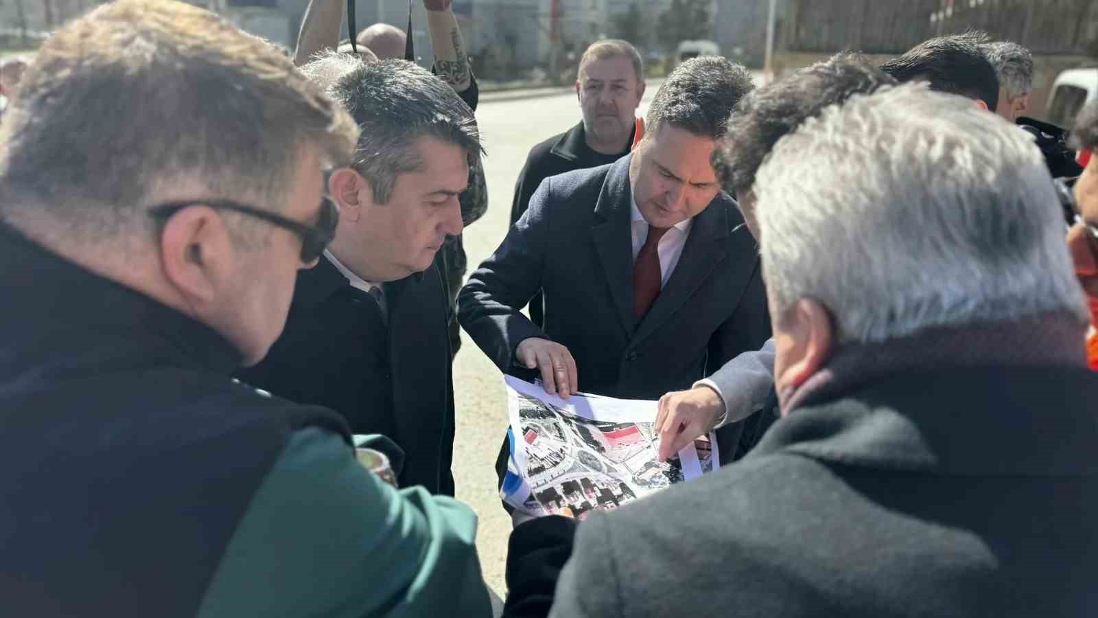 Ayancık’ta kavşak çalışmaları
