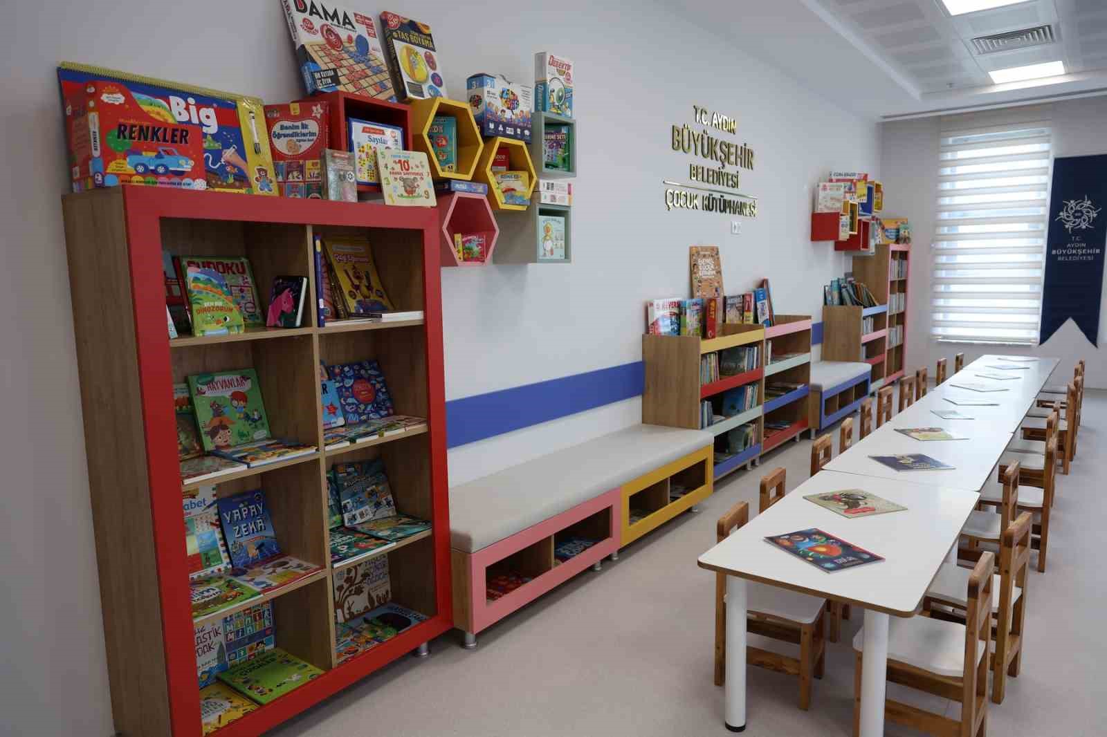 Aydın Büyükşehir Belediyesi’nden Aydın Şehir Hastanesi’ne Çocuk Kütüphanesi
