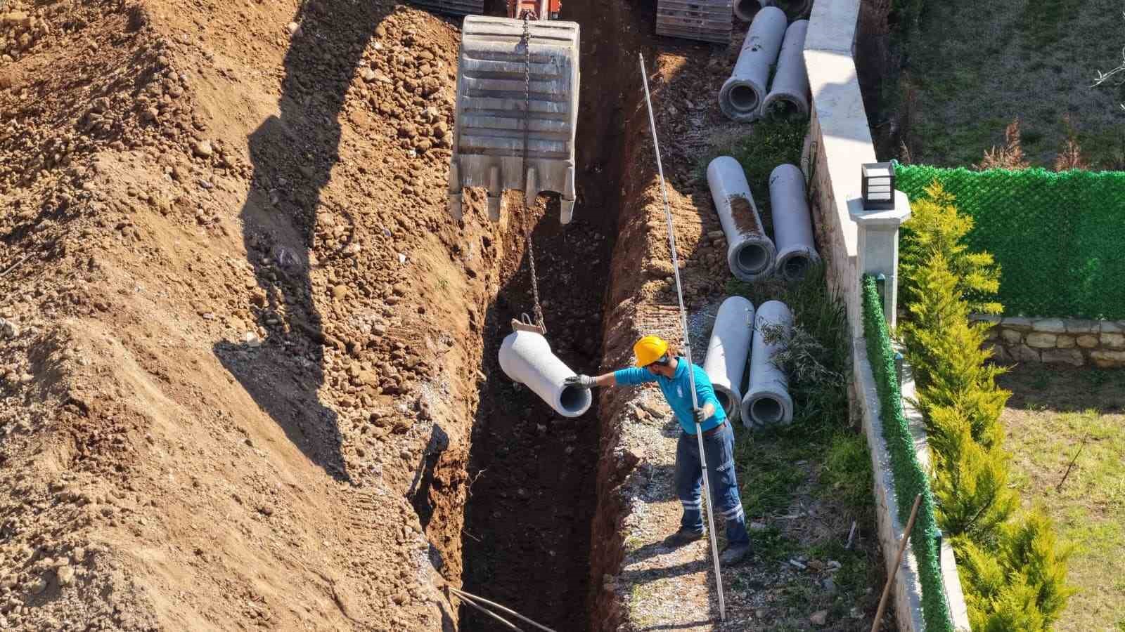 Aydın Büyükşehir’den Davutlar’da altyapı yatırımı
