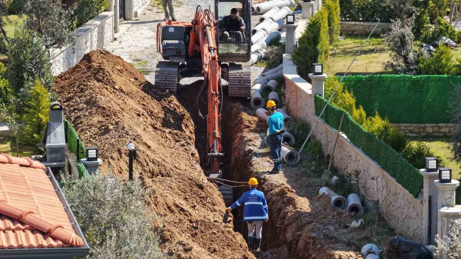 Aydın Büyükşehir’den Davutlar’da altyapı yatırımı
