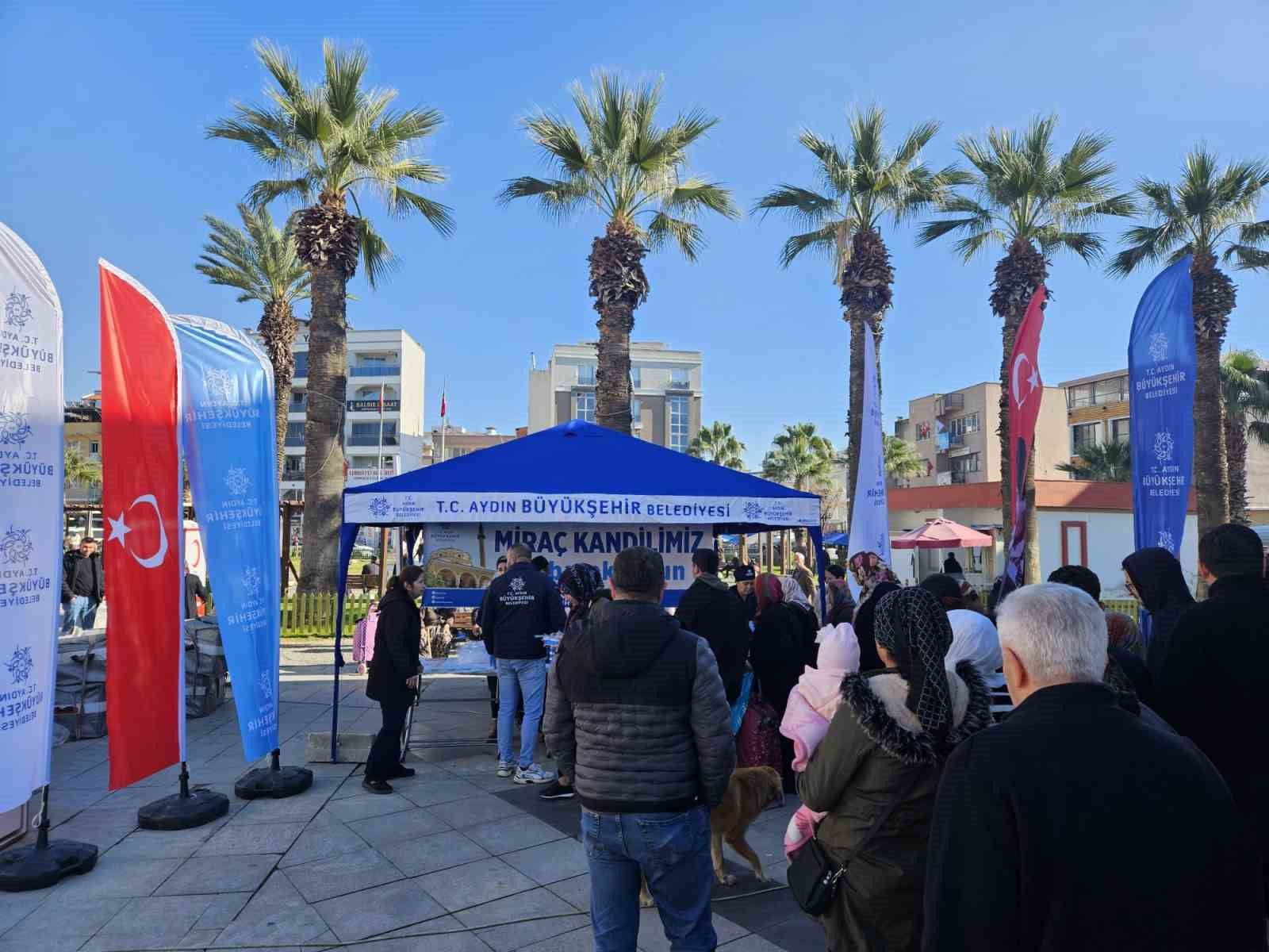 Aydın Büyükşehir’den Miraç Kandili hayrı
