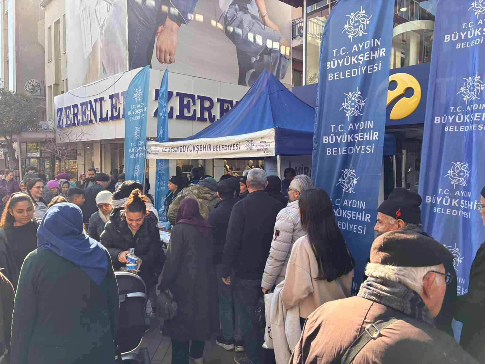 Aydın Büyükşehir’den Miraç Kandili hayrı
