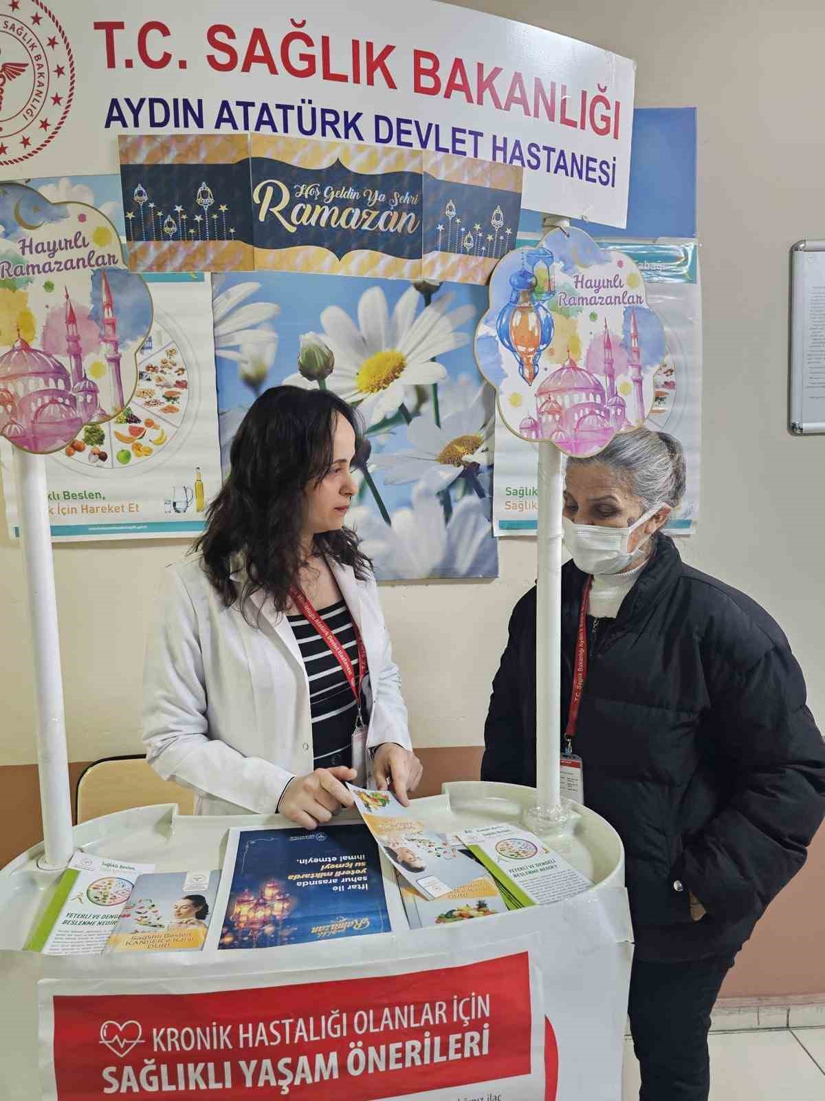 Aydın Devlet Hastanesi’nden Ramazan’da sağlık hamlesi
