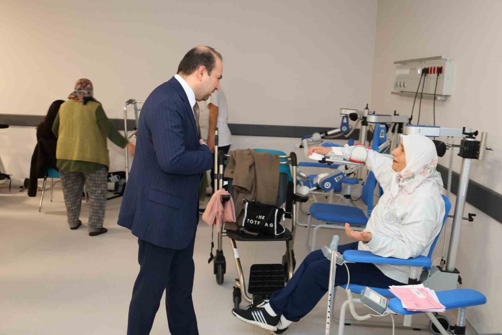 Aydın Şehir Hastanesi’nde fizik tedavi ünitesine yakın inceleme
