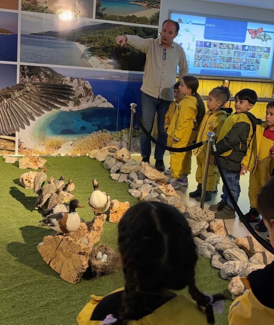 Aydın’da anaokulu öğrencileri Doğa Eğitim Merkezi’ni gezdi
