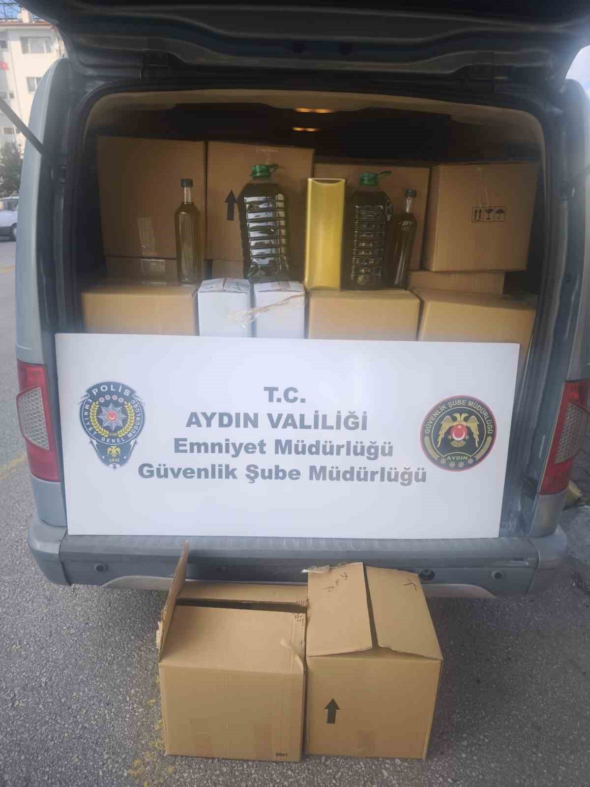 Aydın’da bin 324 litre bitkisel karışım yağ ele geçirildi
