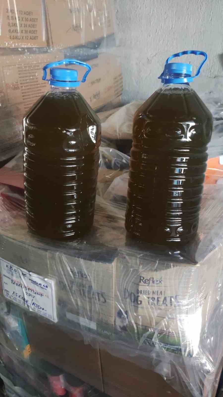 Aydın’da bin 324 litre bitkisel karışım yağ ele geçirildi
