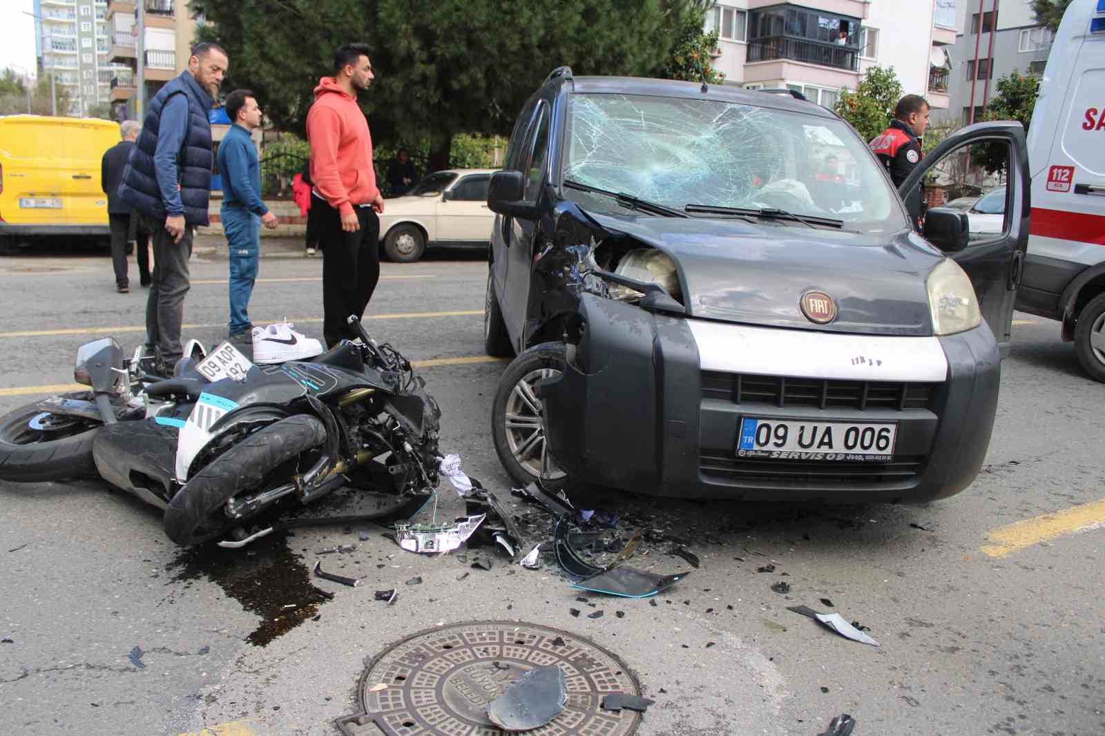 Aydın’da korkutan kaza: 1 ağır yaralı
