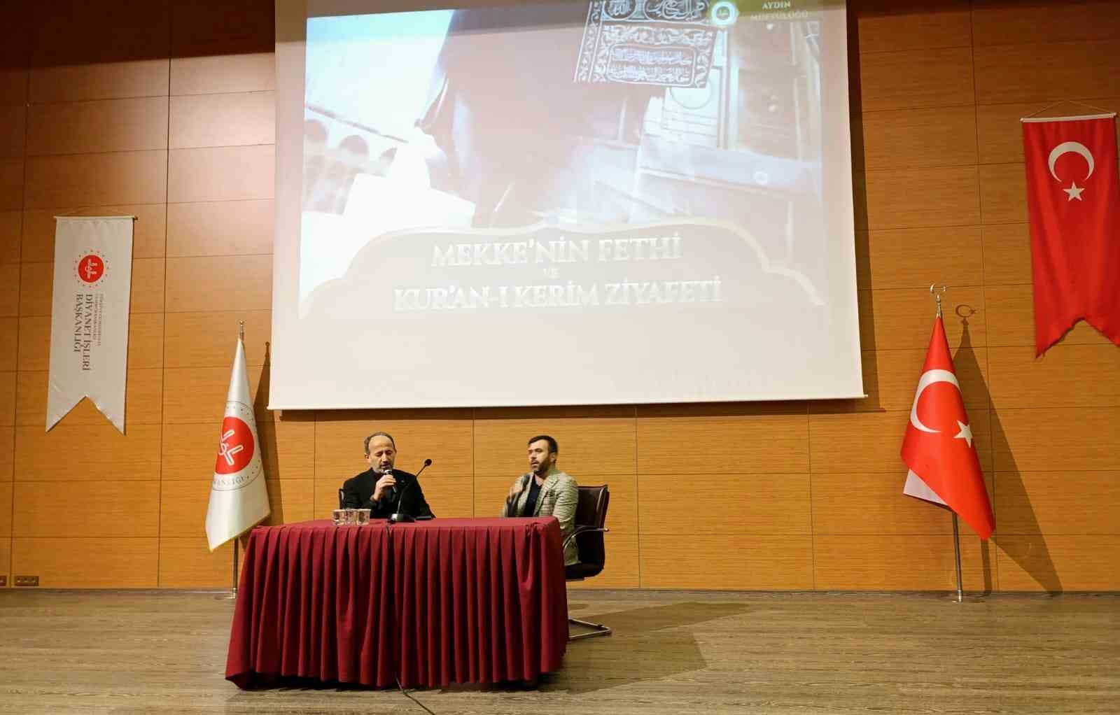 Aydın’da ’Mekke’nin Fethi ve Kur’an Ziyafeti’ programı düzenlendi
