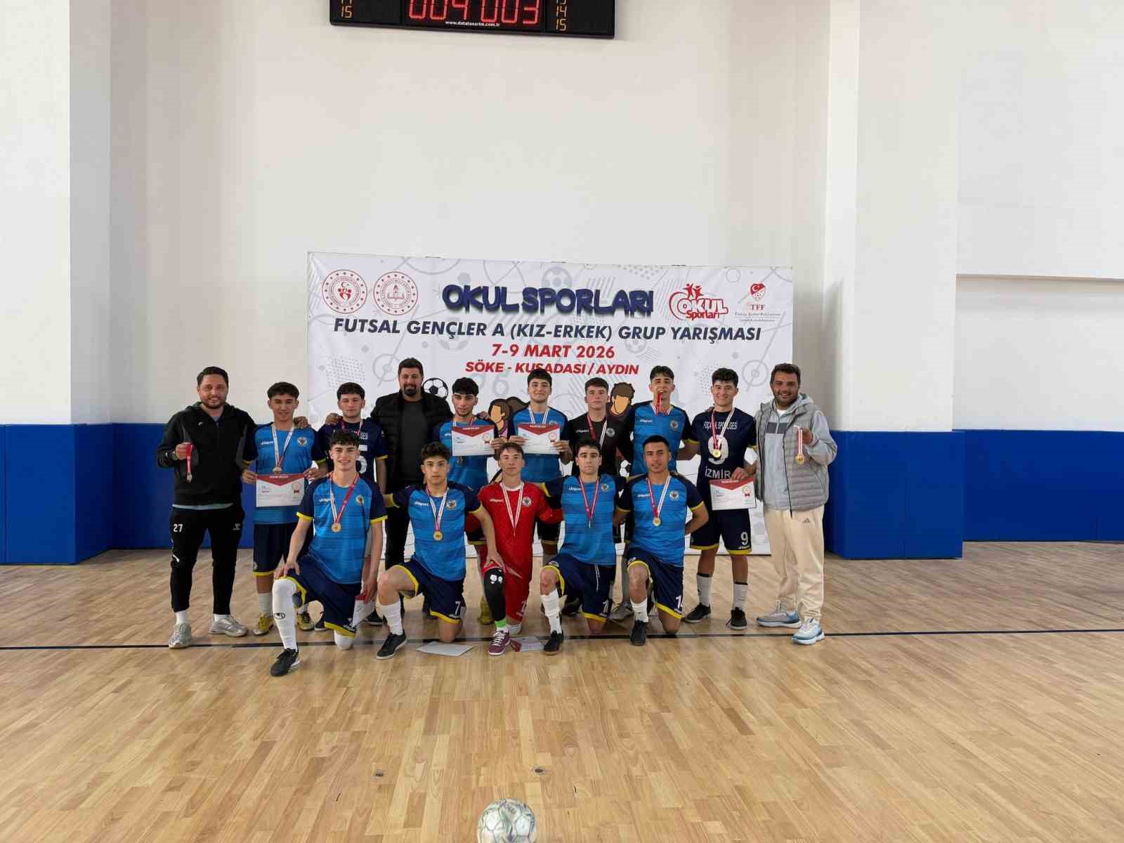Aydın’da Okul Sporları Futsal Grup Müsabakaları tamamlandı
