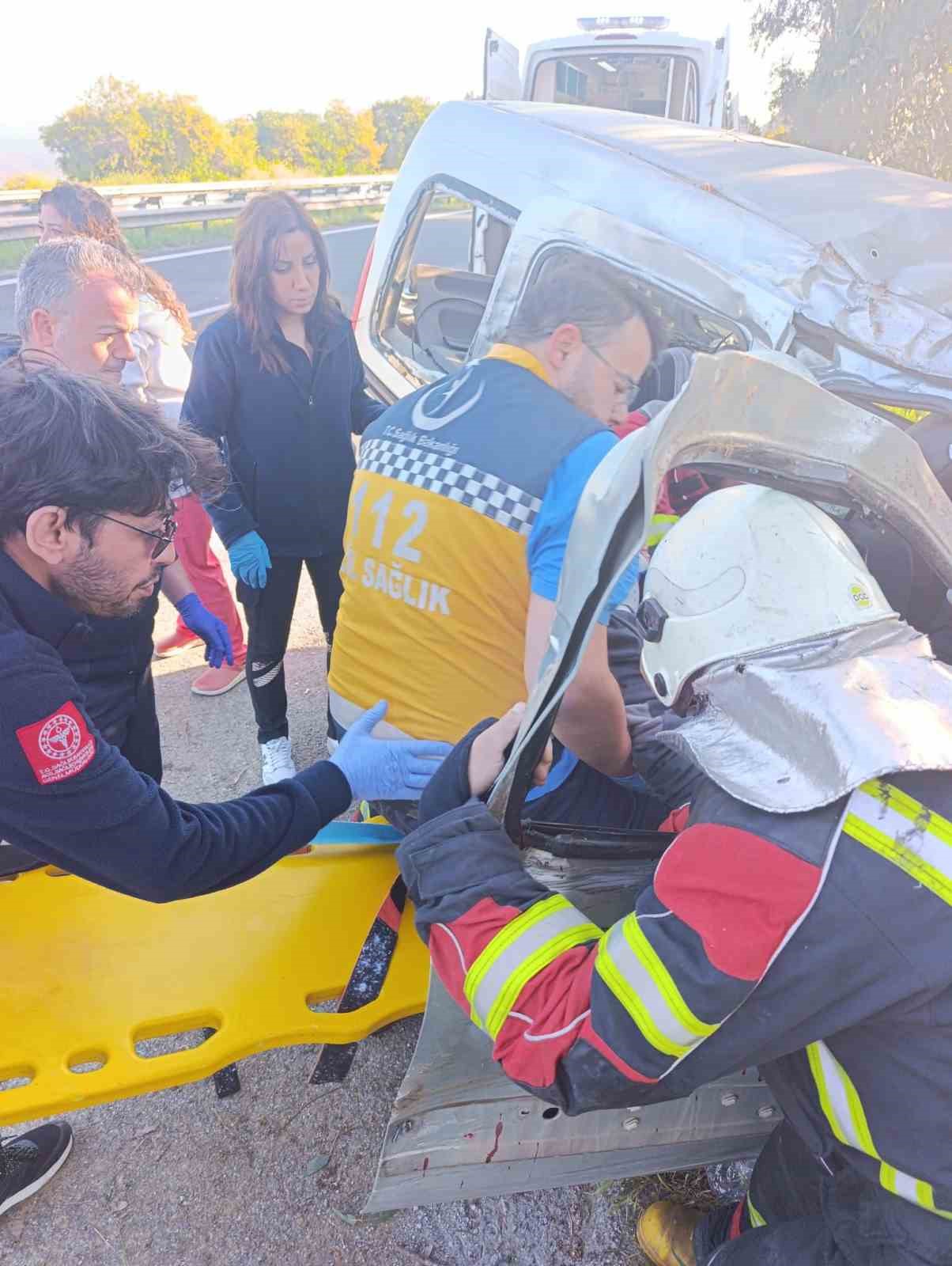 Aydın’da trafik kazası: 3 yaralı
