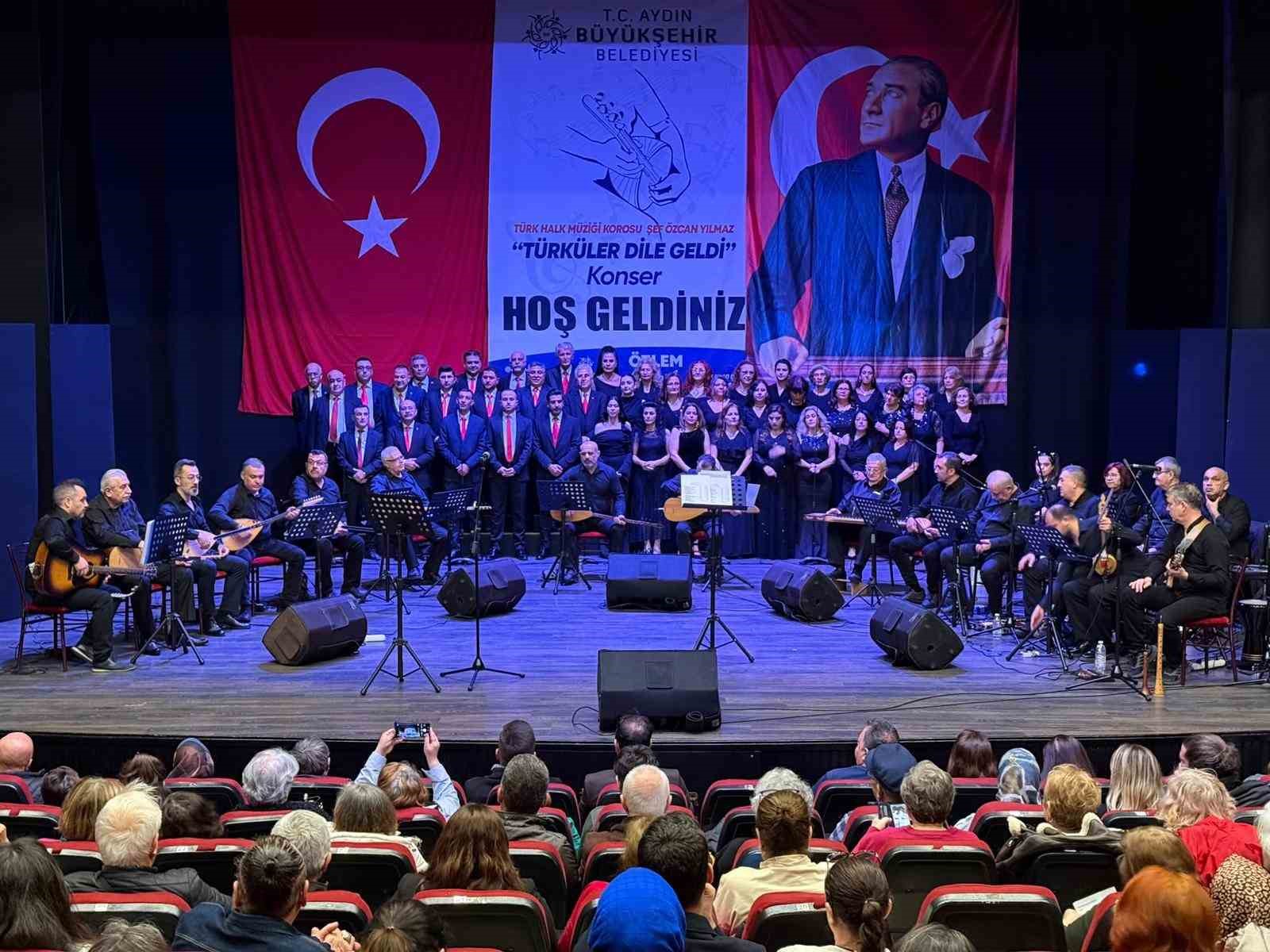 Aydın’da "Türküler dile geldi" konseri gerçekleştirildi
