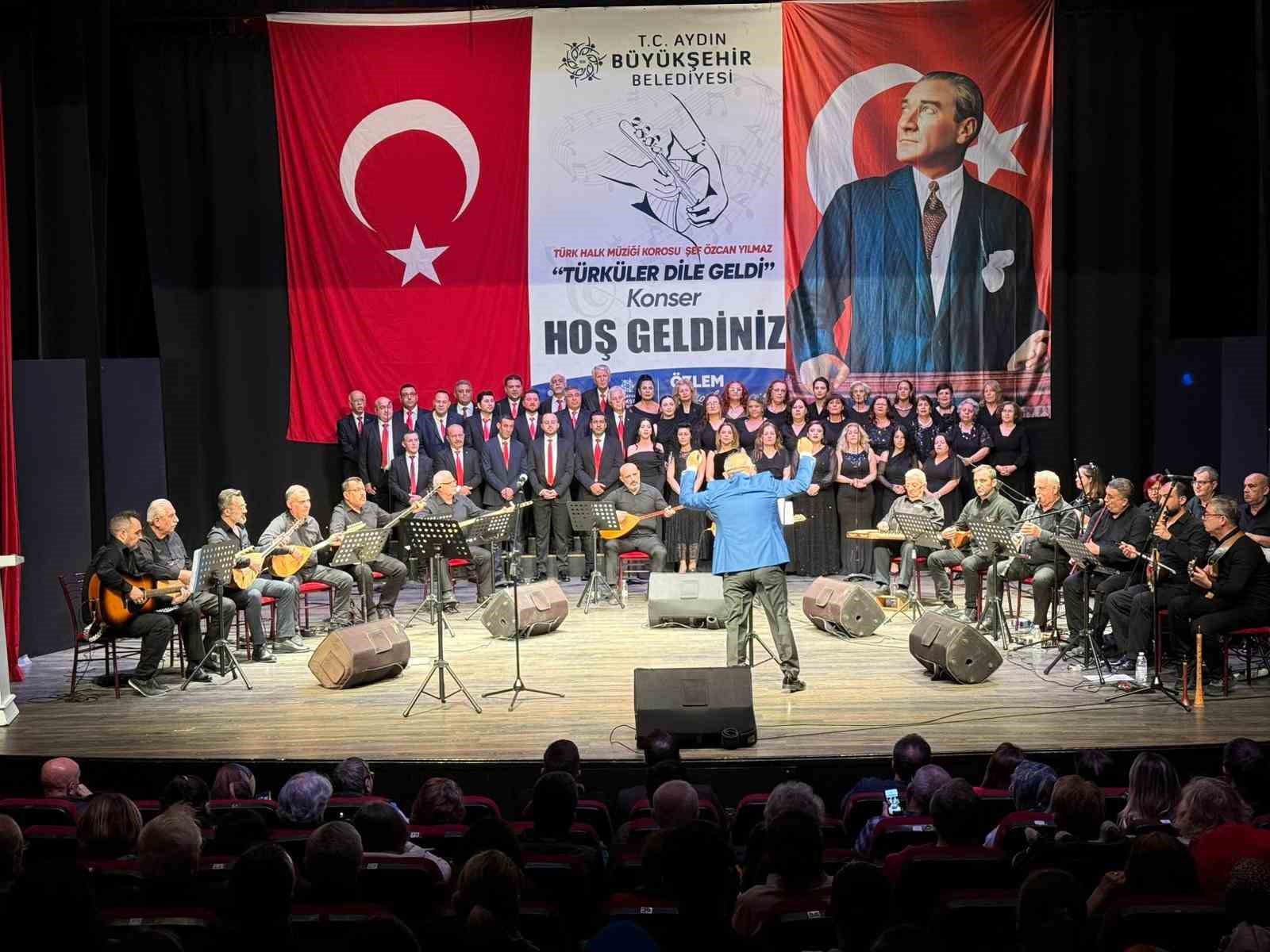 Aydın’da "Türküler dile geldi" konseri gerçekleştirildi
